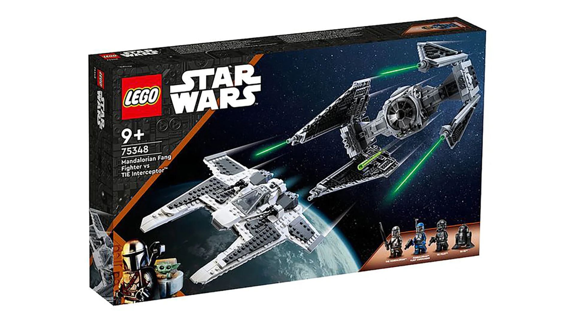 LEGO Star Wars Mandalorian Fang Fighter vs. TIE Interceptor 75348 (957 pieces)