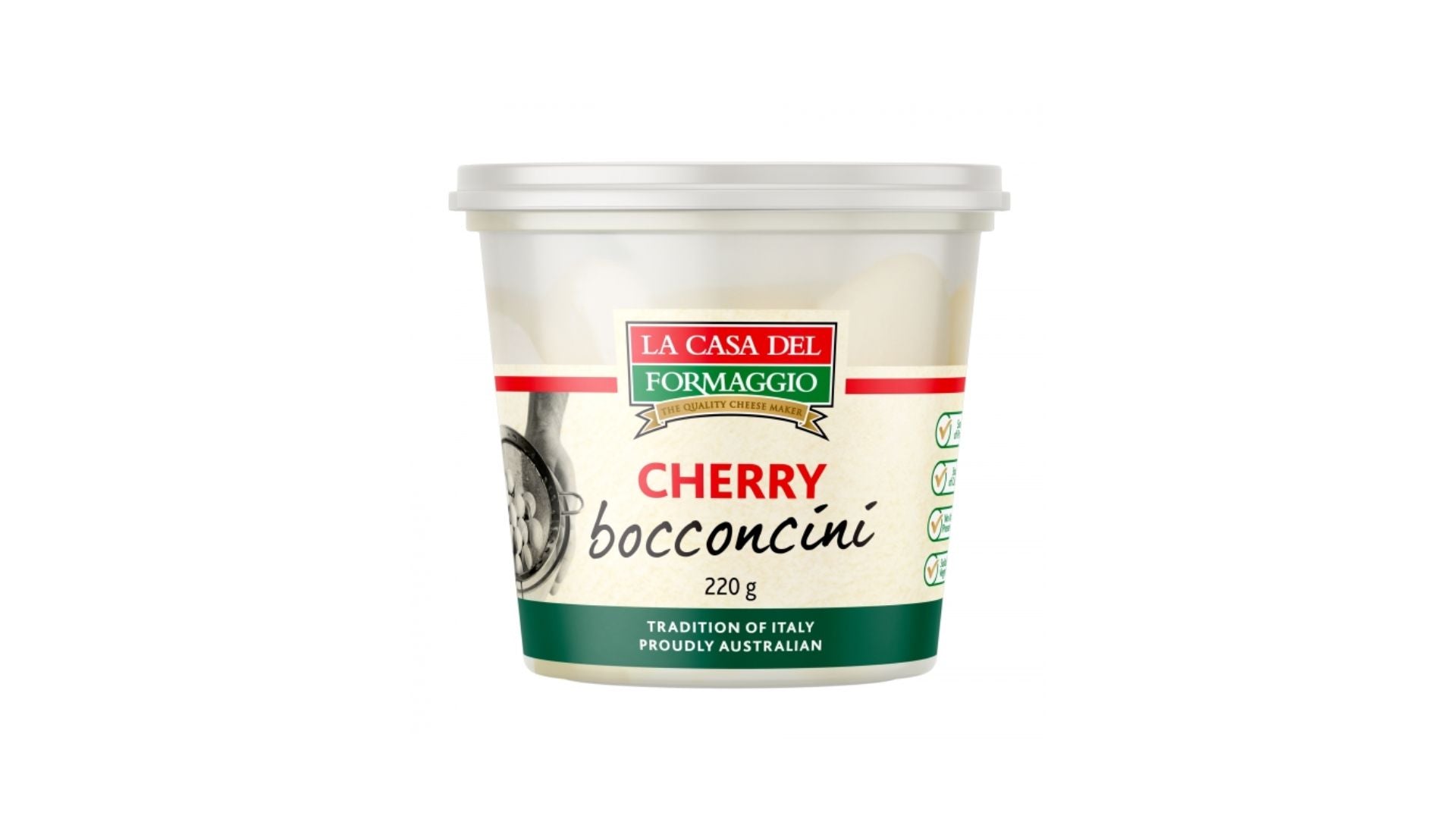La Casa Del Formaggio Cherry Bocconcini 220g