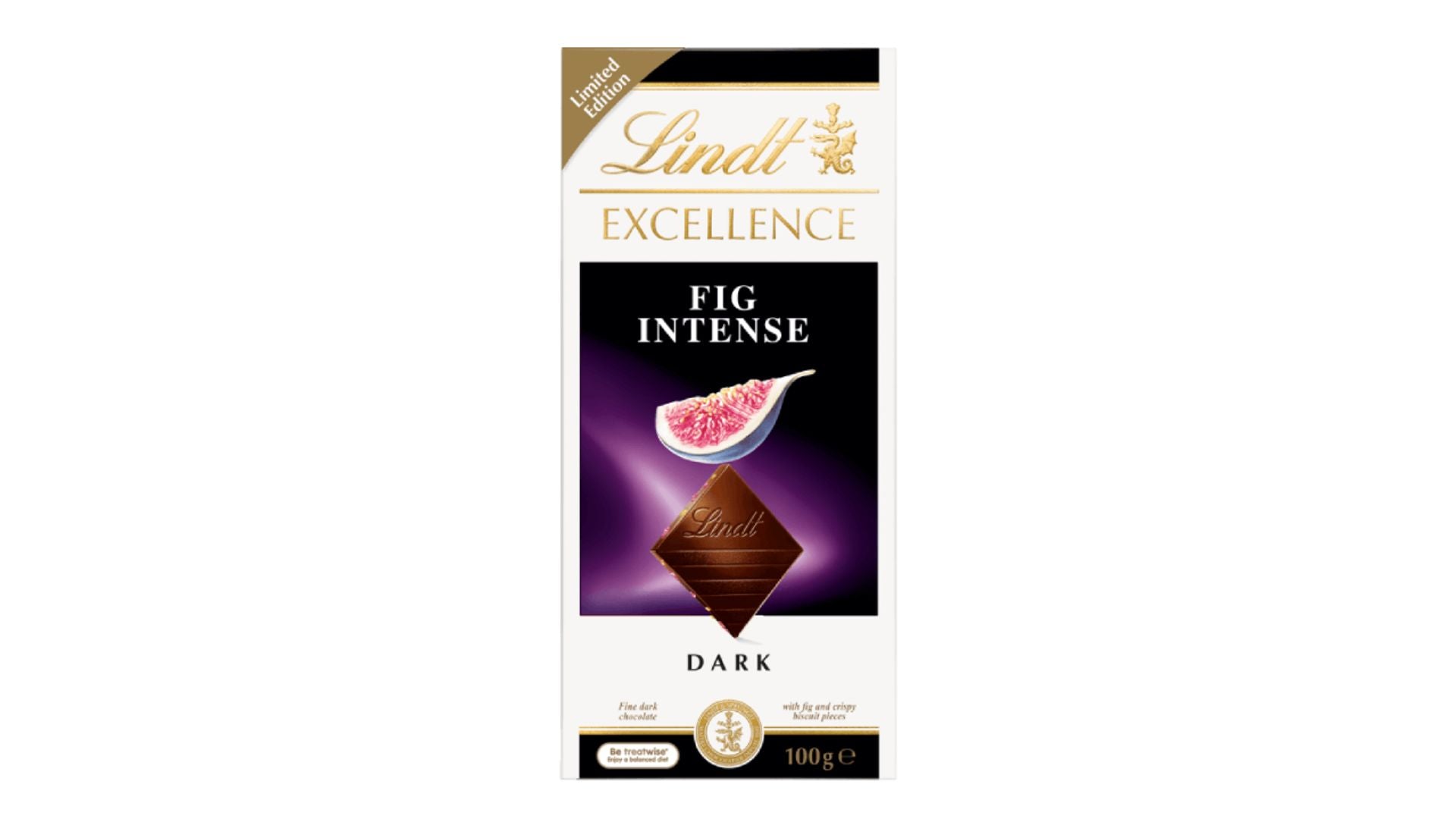Lindt Fig Intense Dark Chocolate Block 100g