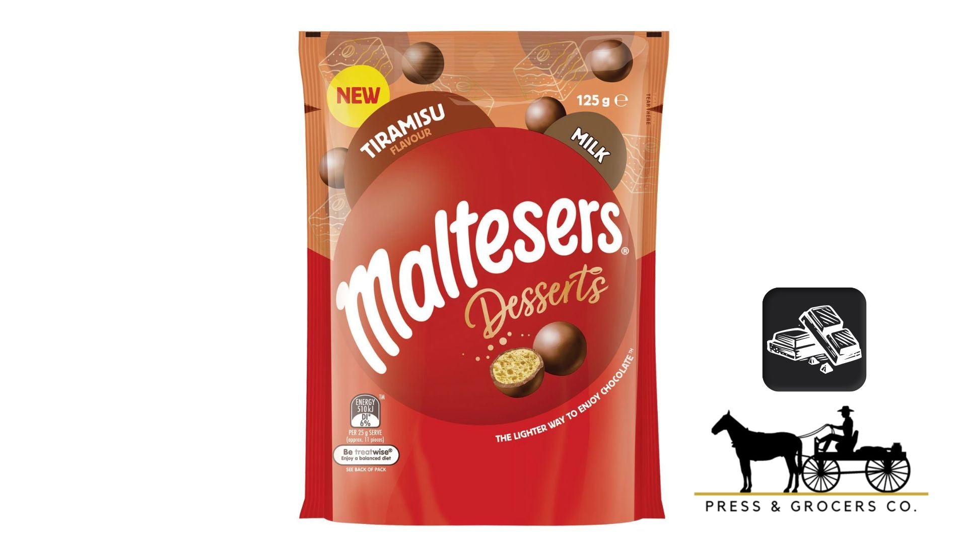 Maltesers Desserts Tiramisu Choc 125g