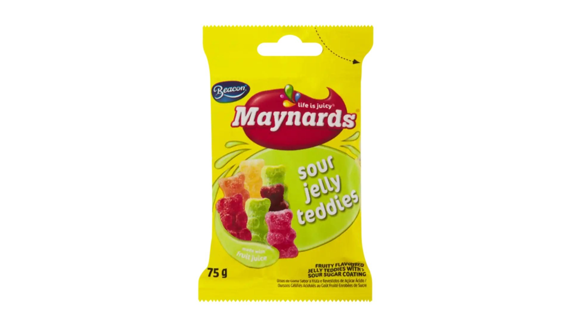 Maynards Sour Jelly Teddies 75g