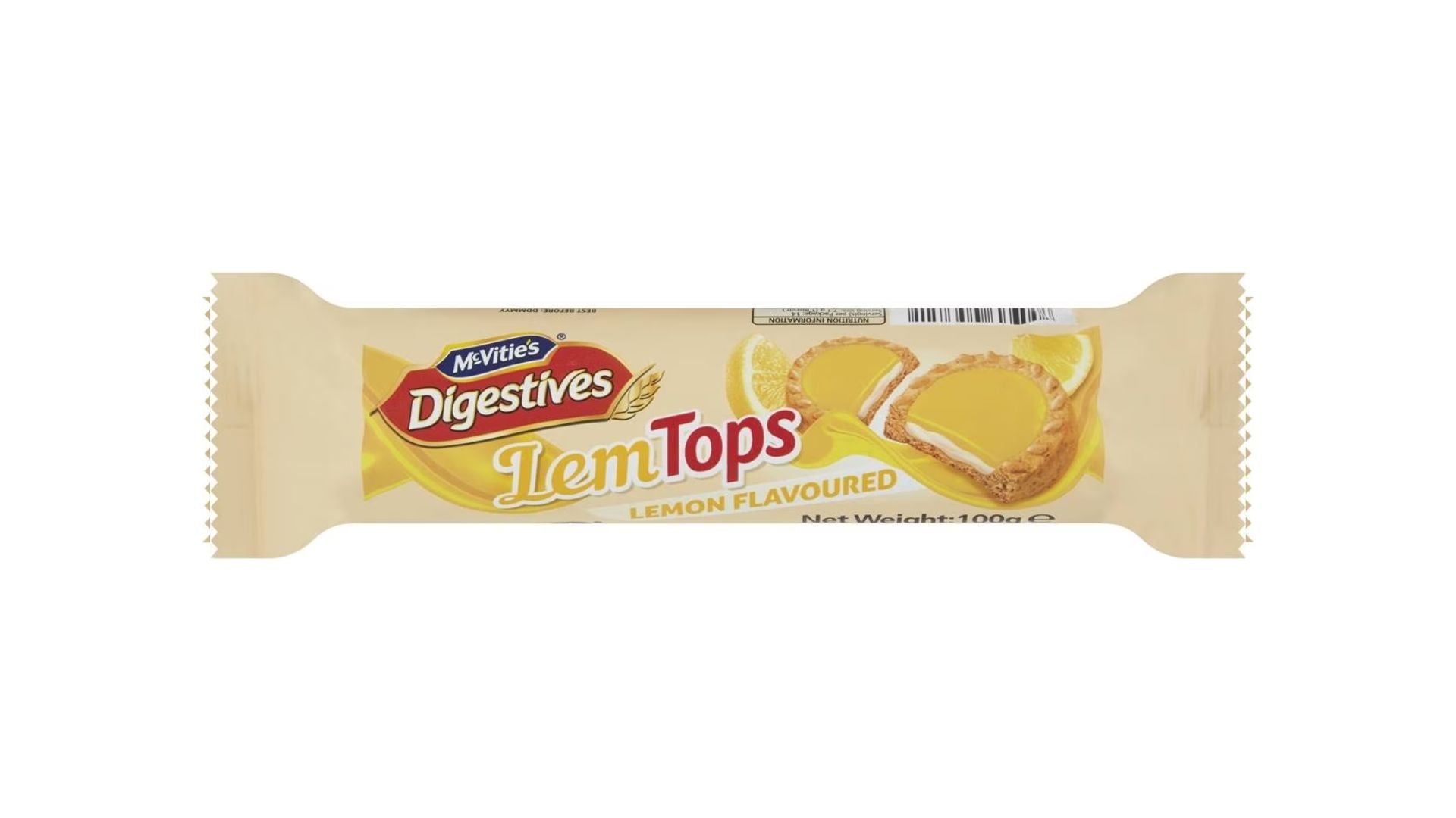 Mcvitie's Digestives LemTops 100g