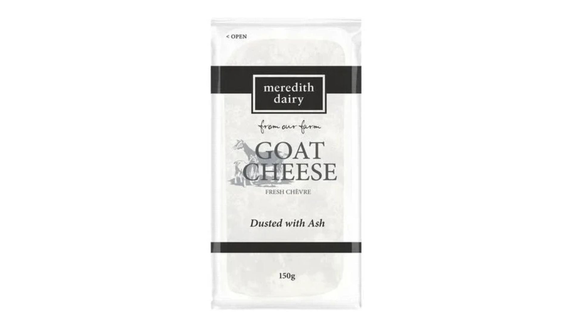 Meredith Dairy Goat Cheese Fresh Chevre Ash 150g