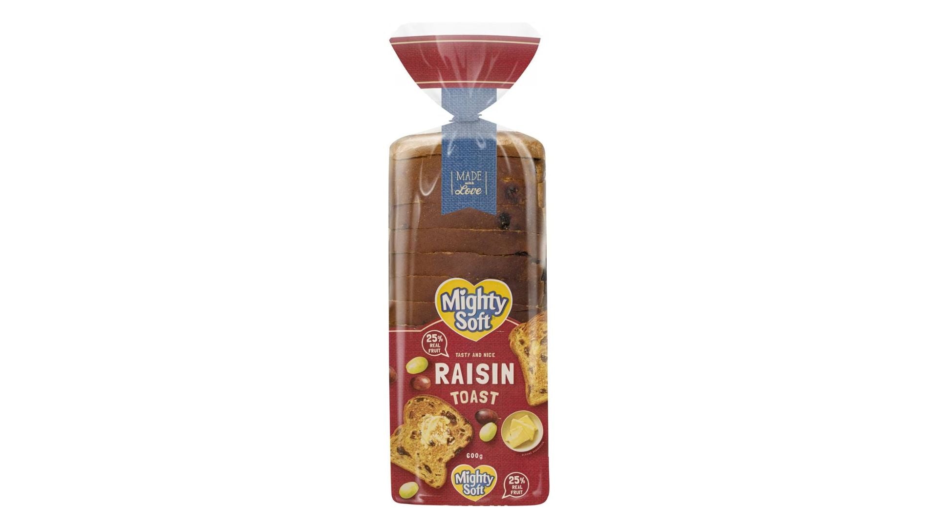Mighty Soft Raisin Toast 600g