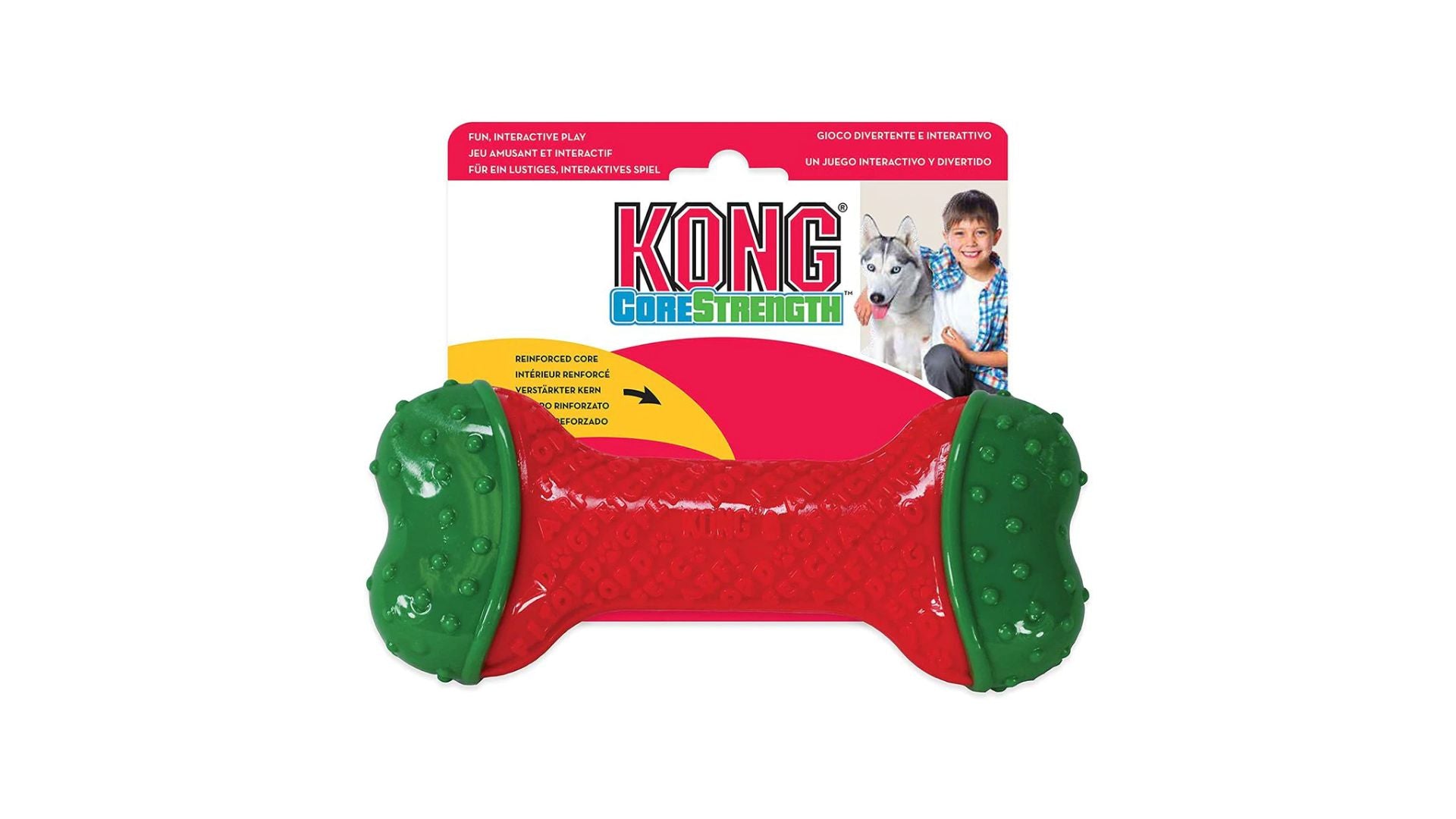 Kong Dog Christmas Core Strength Bone Each