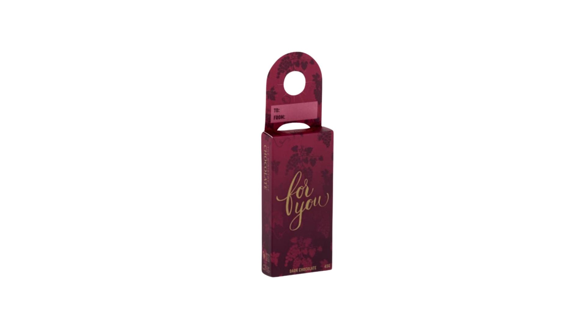 Ministry of Chocolate Dark Choc Bar 45g - Grape Design