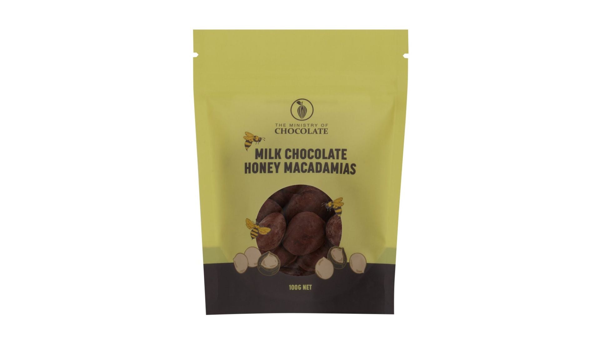 Ministry of Chocolate Milk Choc Honey Macadamia 100g