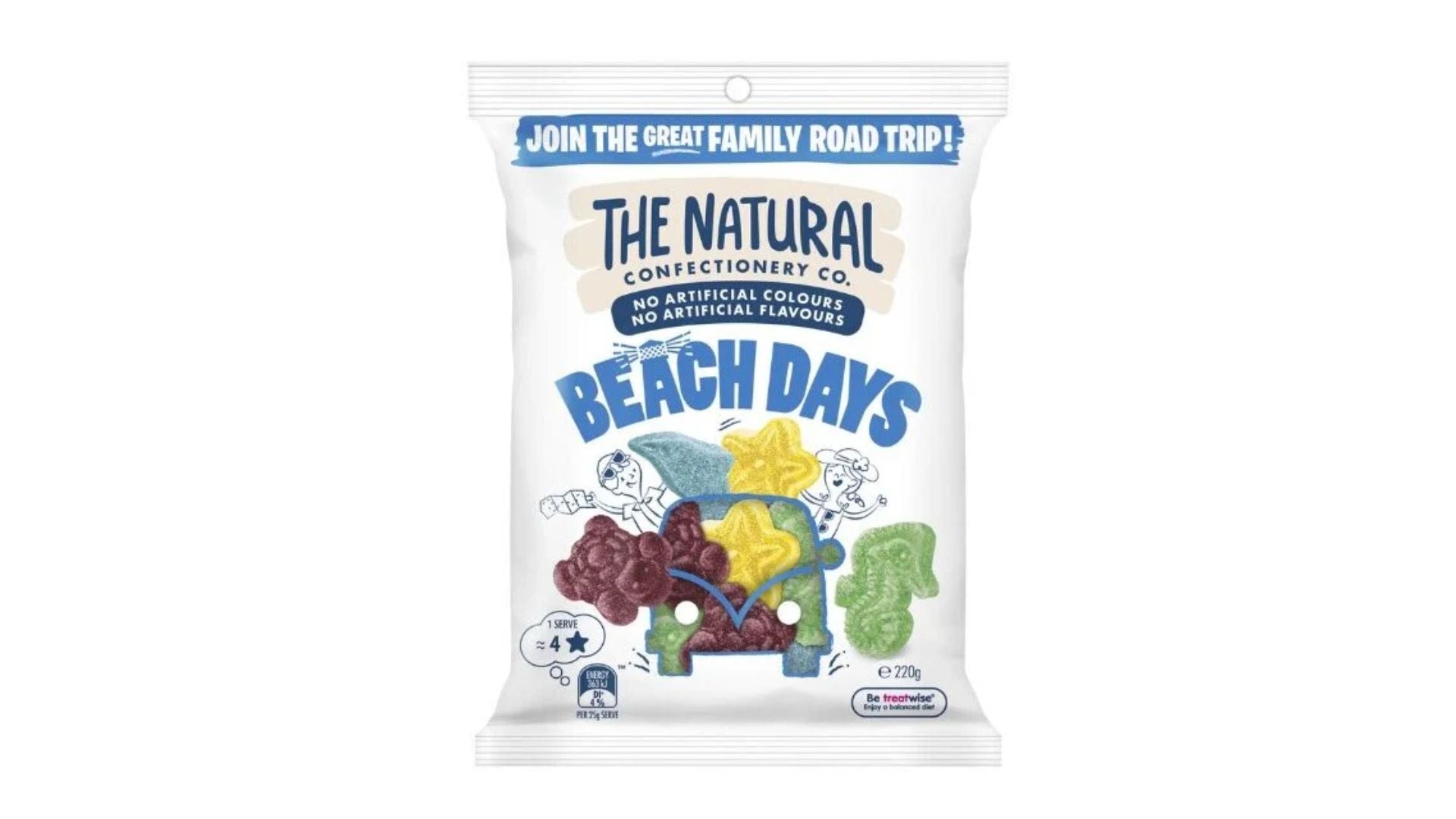 Natural Confectionery Beach Days 220g