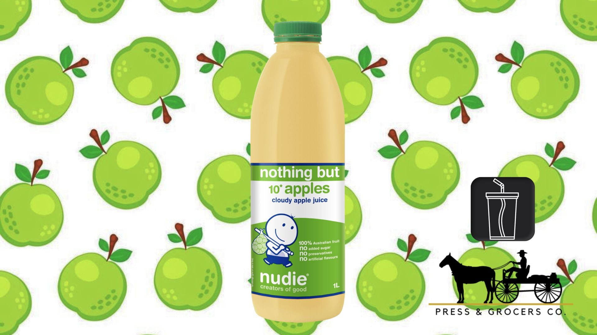 Nudie Nothing But Apples Cloudy Juice 1L – Press Grocers