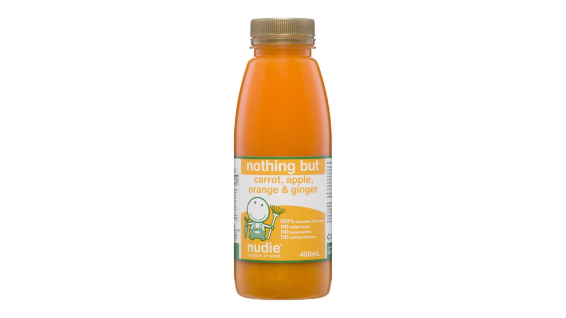 Nudie Nothing But Carrot Apple Orange & Ginger Juice 400ml