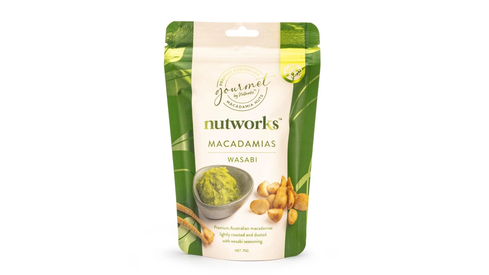 Nutworks Macadamia Wasabi 75g