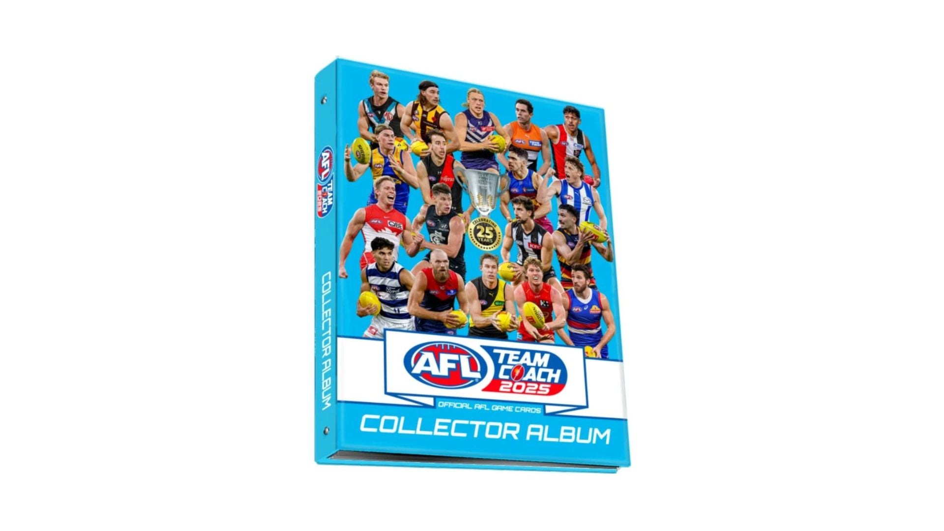 Official 2025 AFL Team Coach Collector Album