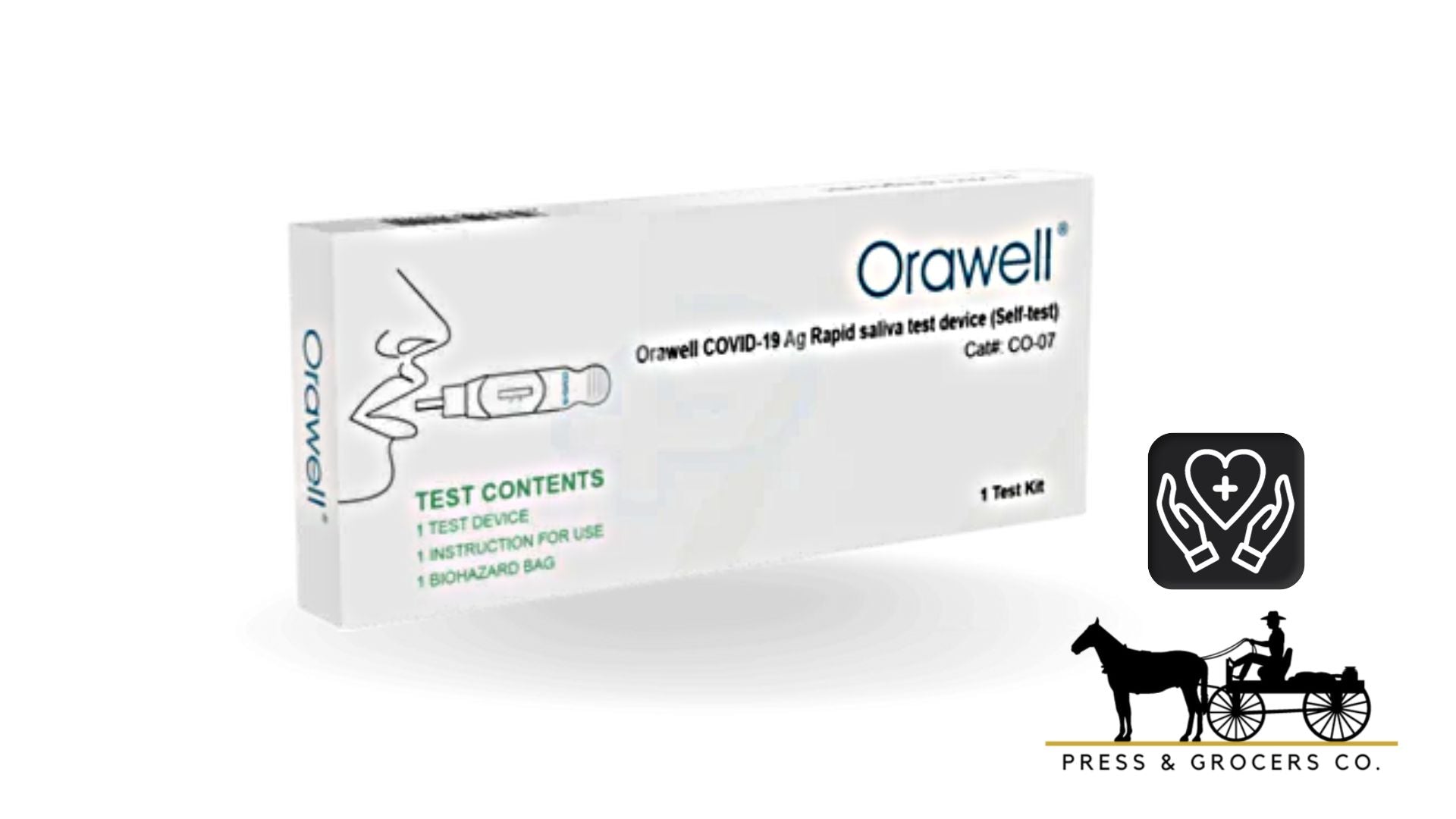 Orawell COVID-19 Antigen Rapid Test Kit (Oral Fluid) Single Pack