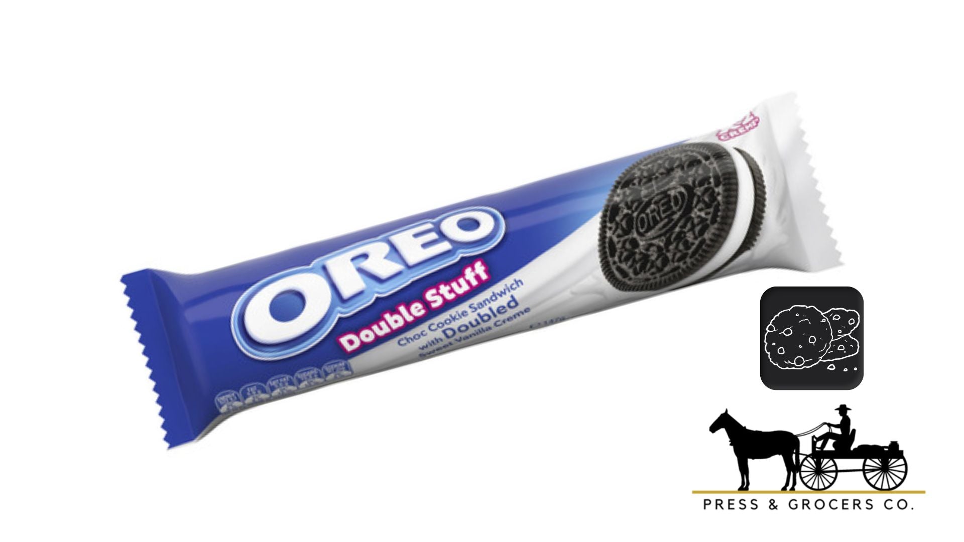 Oreo Double Stuff Choc Cookie Sandwich 135g