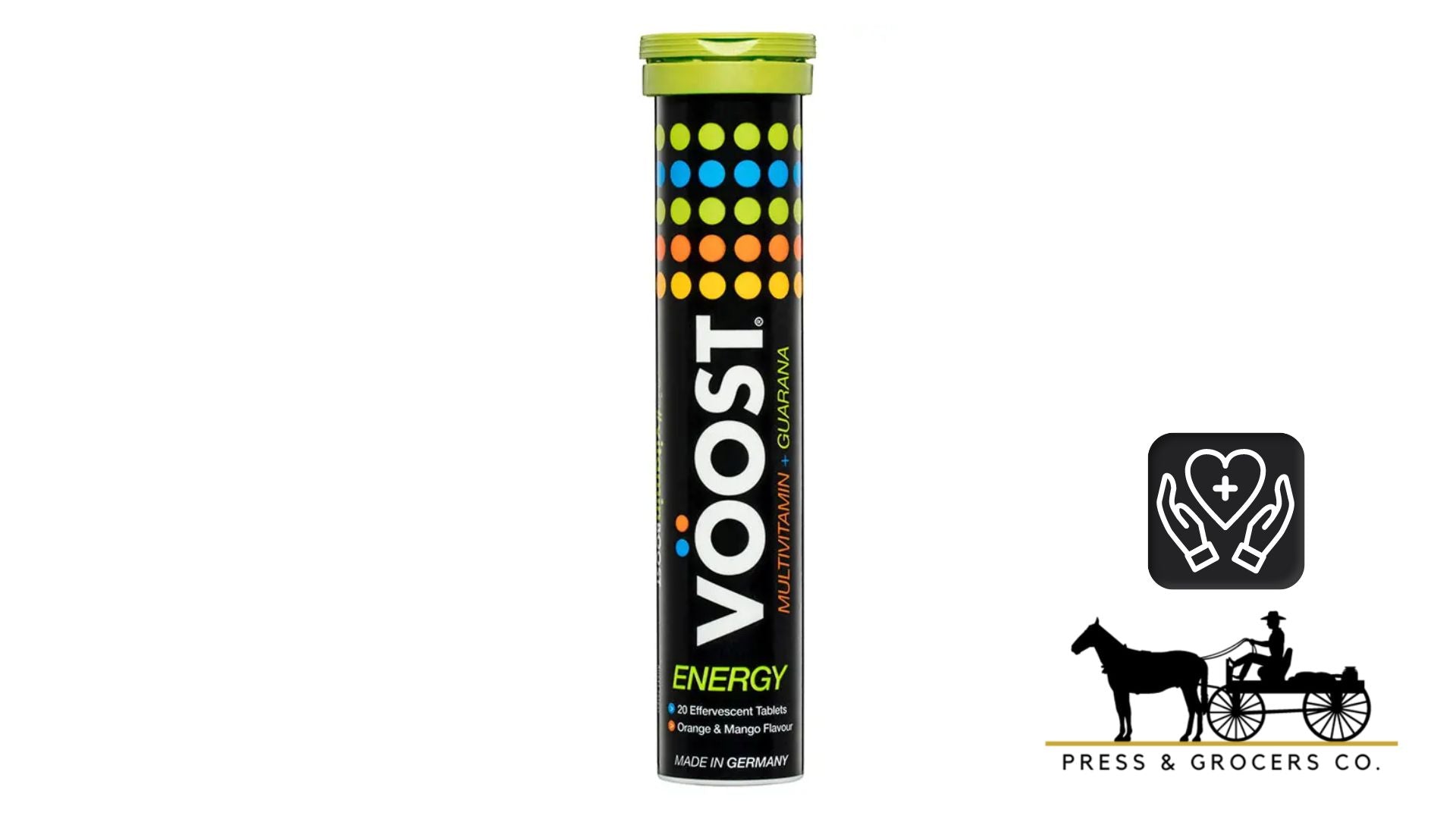 VÖOST Energy Effervescent Orange Mango 20 Tablets
