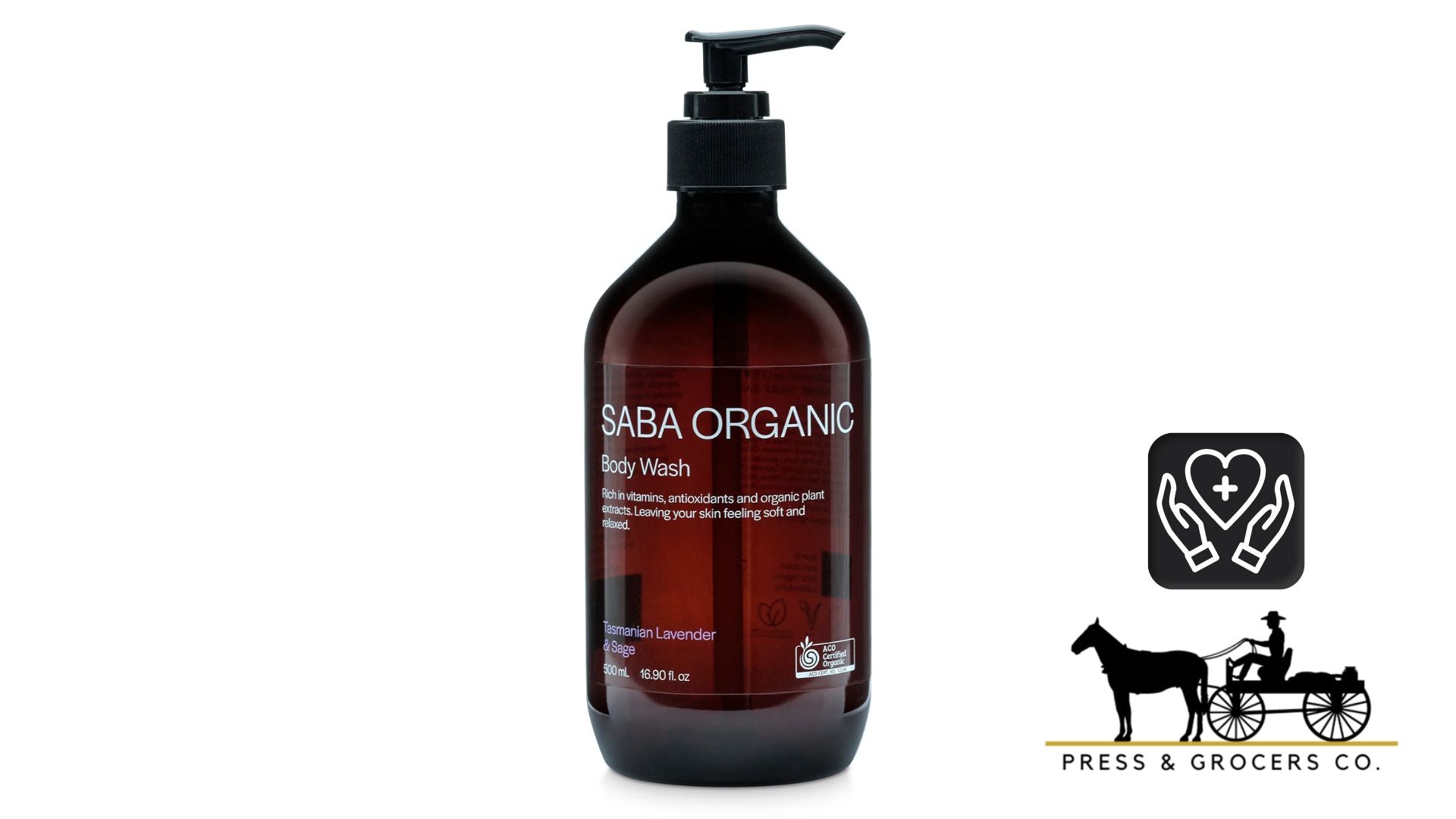 Saba Body Wash Tasmanian Lavender & Sage 500ml