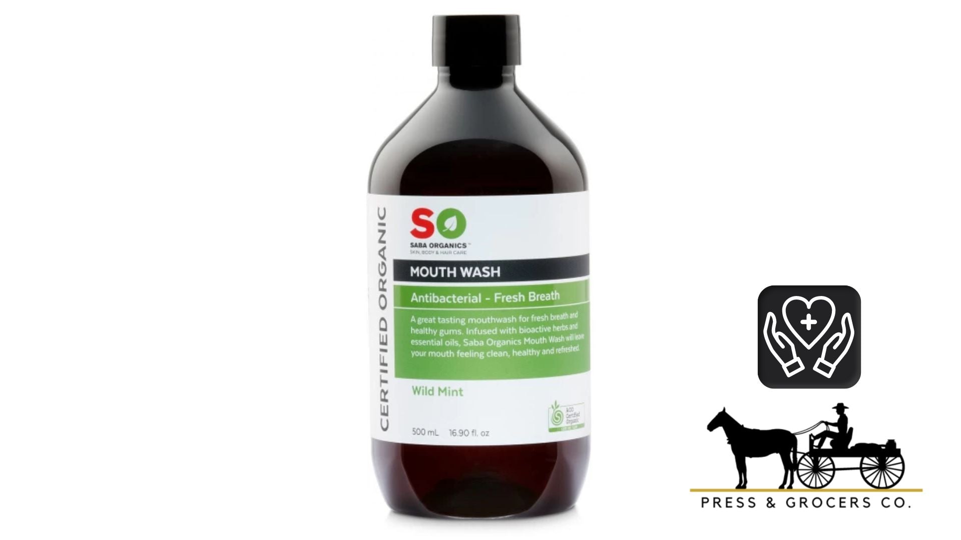 Saba Mouth Wash Wild Mint 500ml