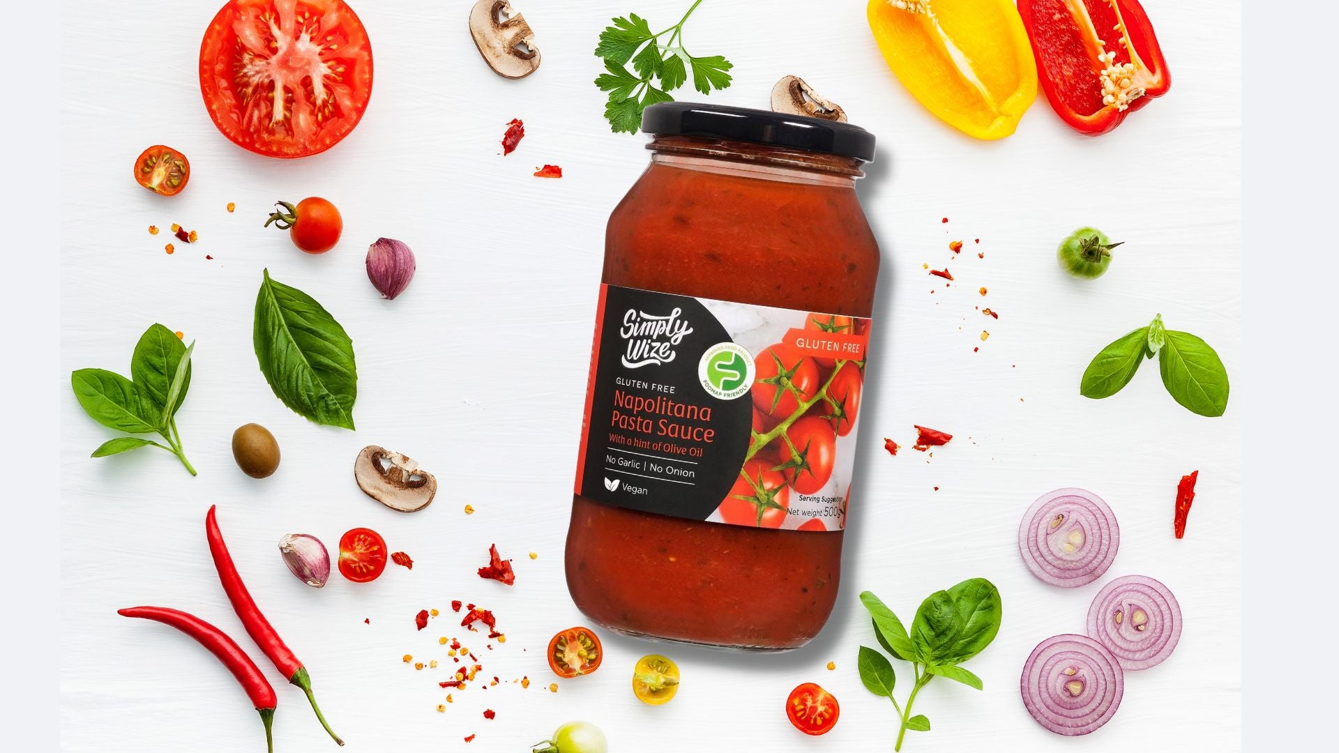 Simply Wize Pasta Sauce Napolitana 500g