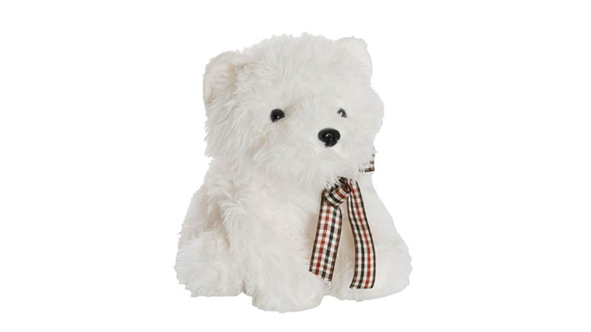 Paws the White Terrier Dog Plush Toy White (30cmST)