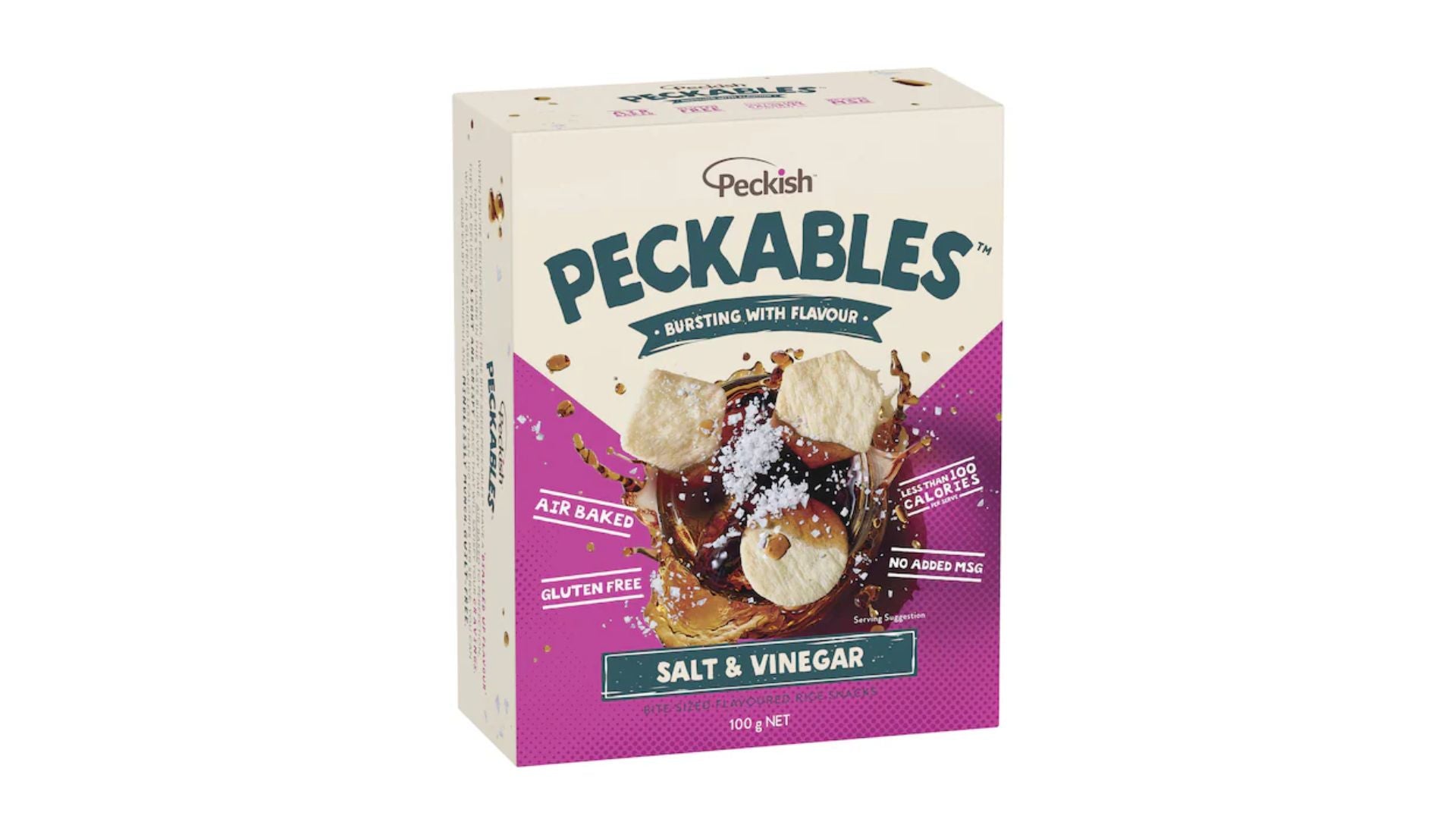 Peckish Peckables Salt & Vinegar 100g