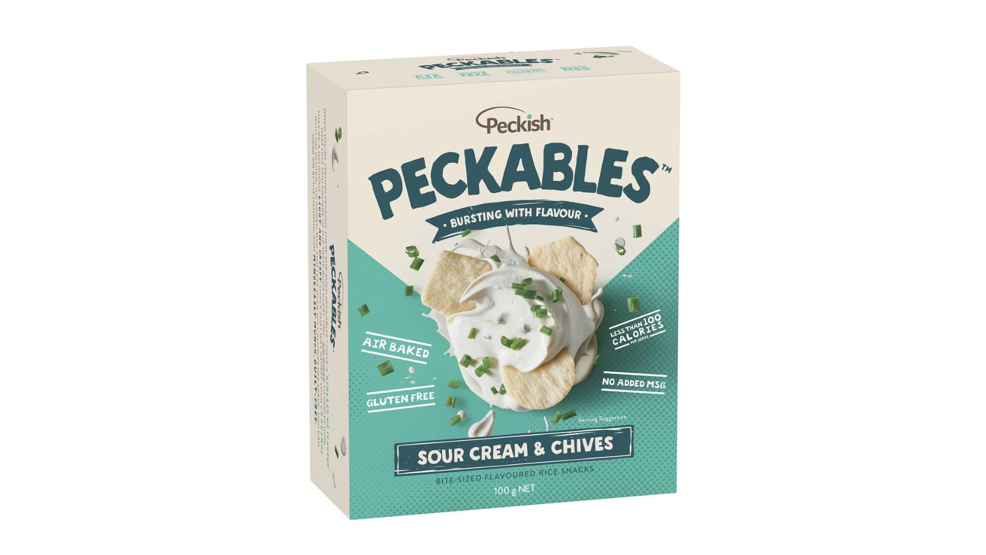 Peckish Peckables Sour Cream & Chives 100g
