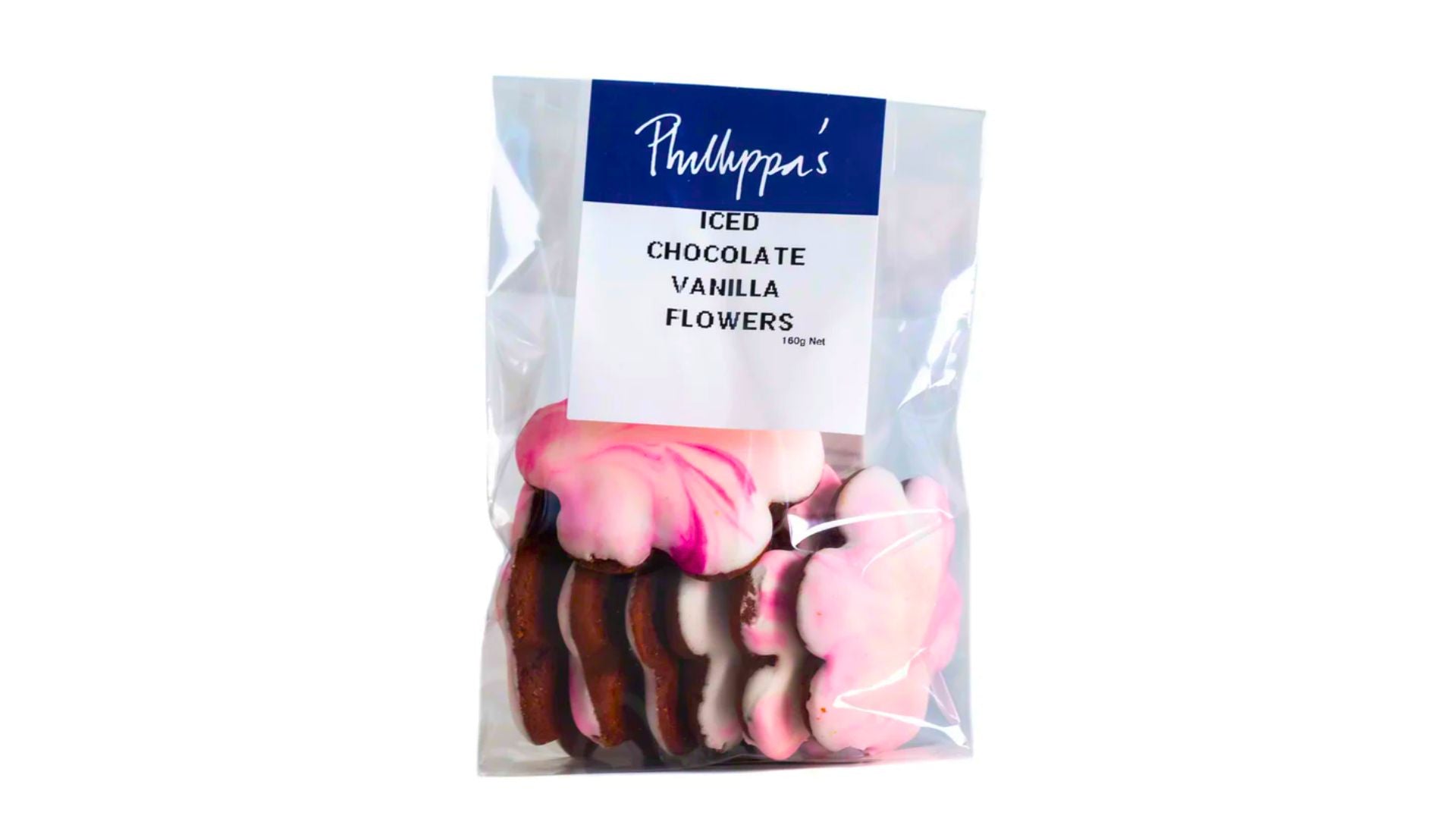 Phillippa's Iced Chocolate Vanilla Flowers 160g