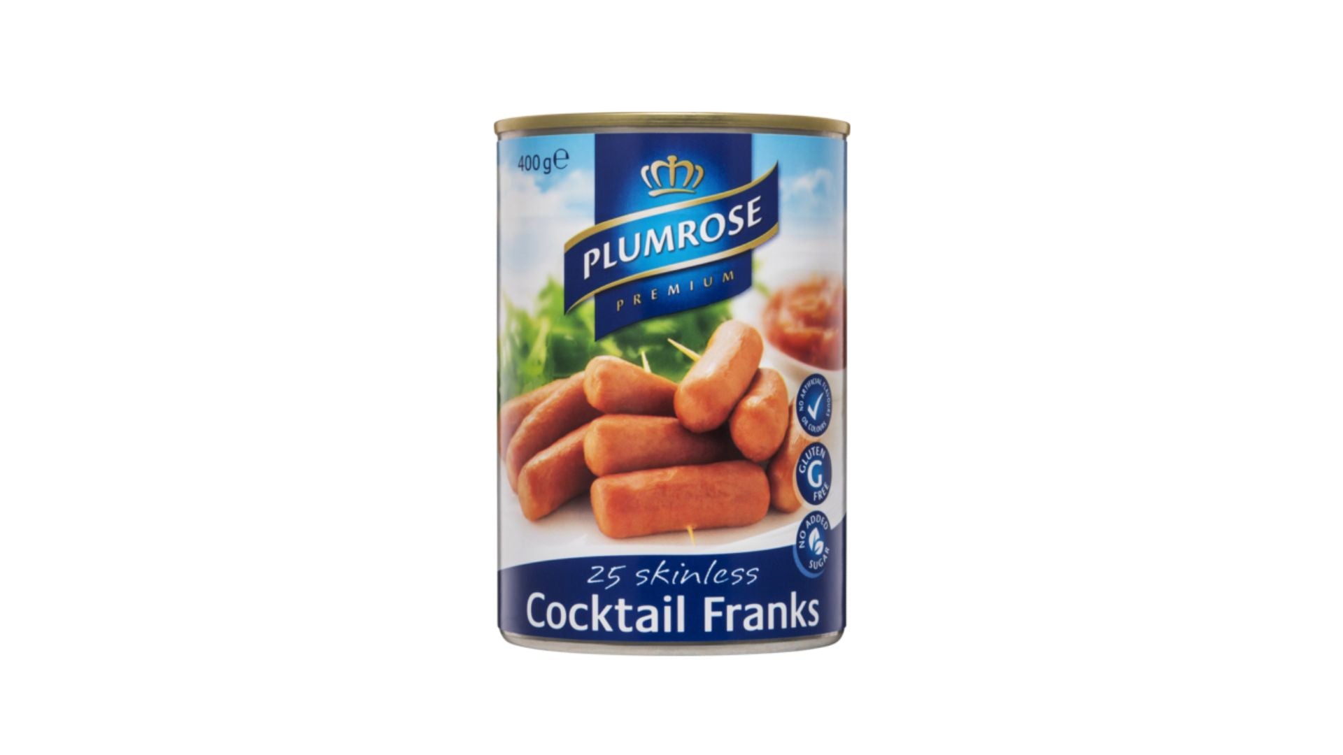Plumrose Skinless Cocktail Franks 25pk 400g