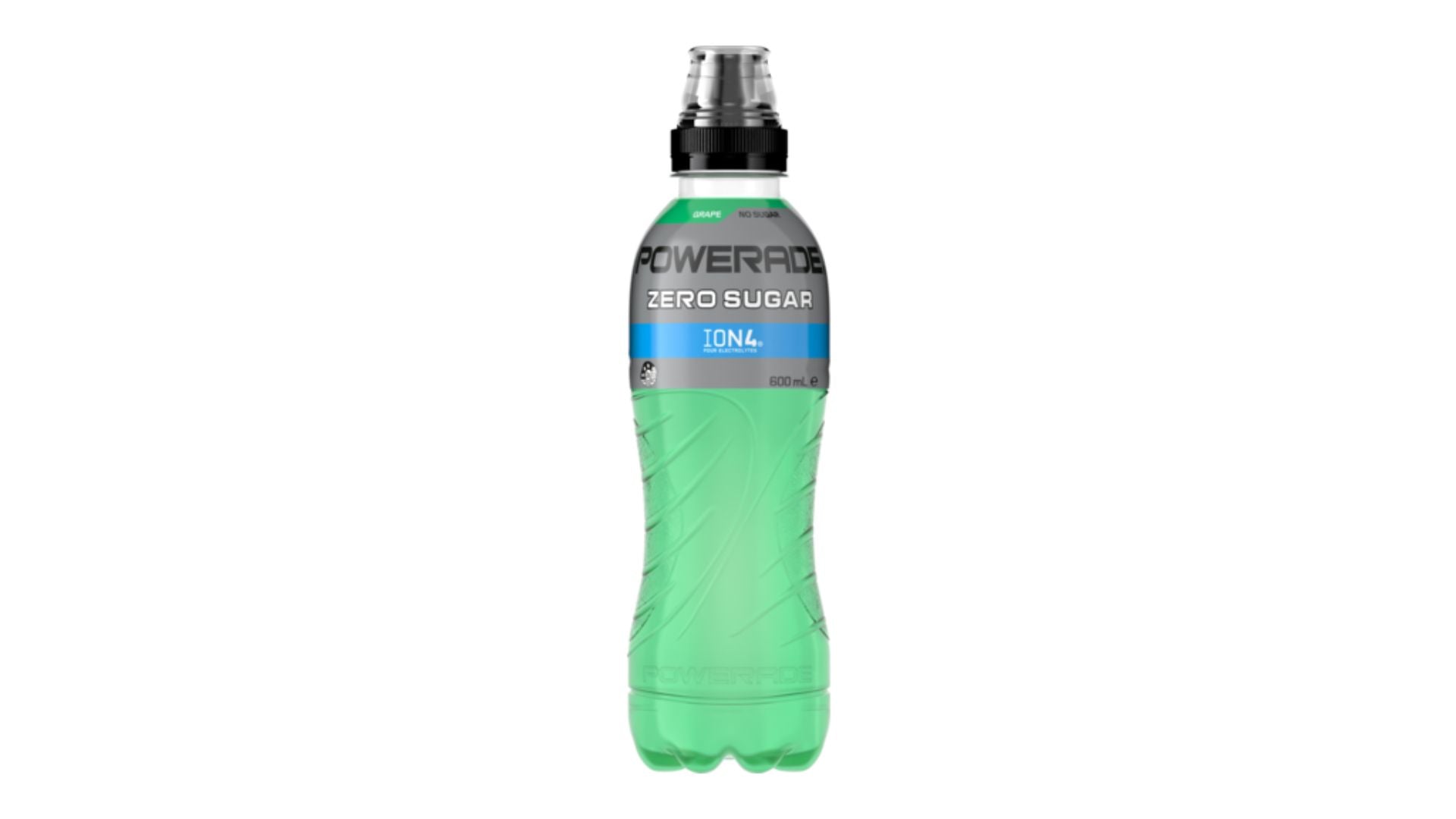 Powerade Zero Sugar Grape Flo Cap 600ml