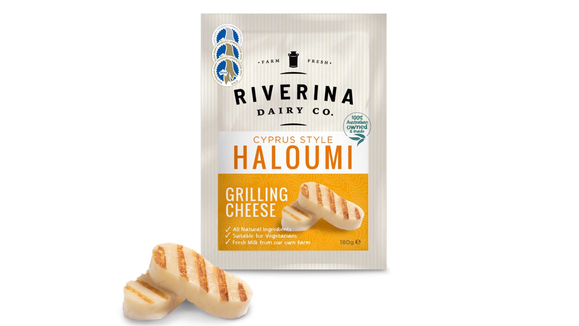 Riverina Dairy Co. Cheese Cyprus Style Haloumi 180g