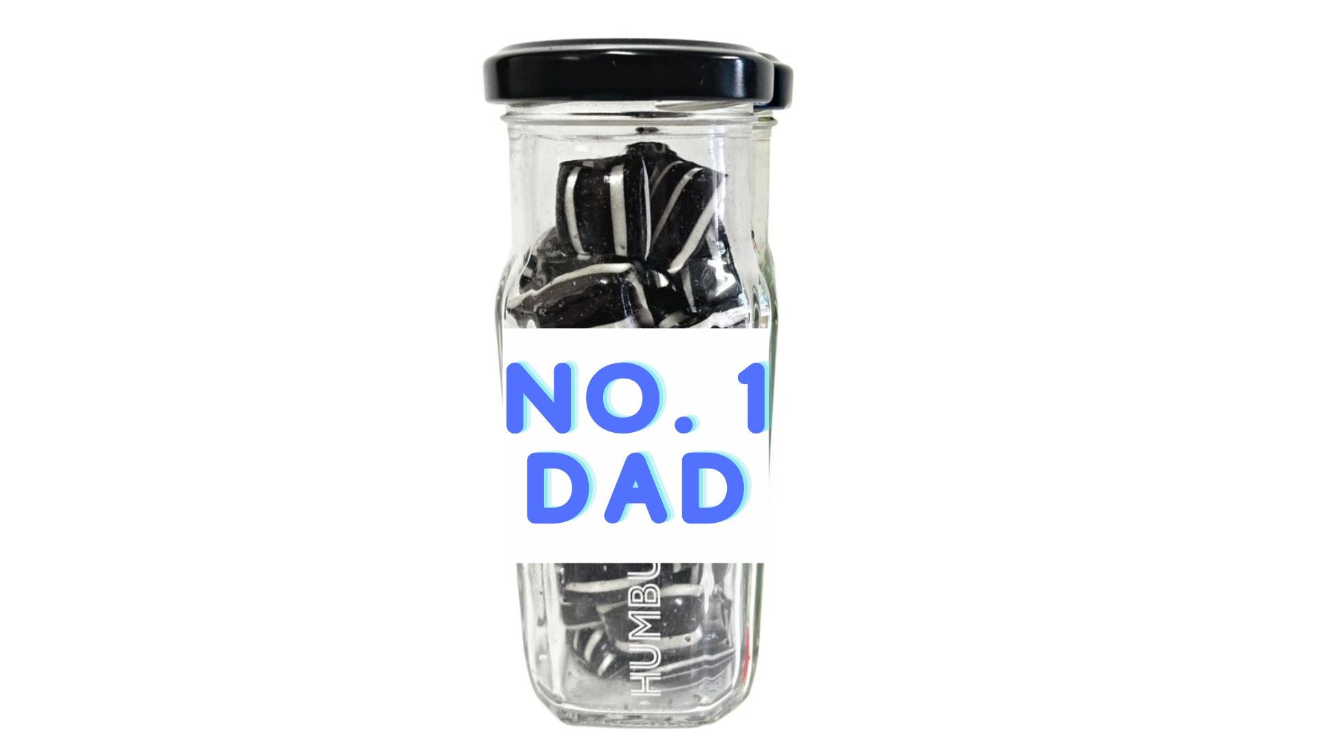 Rock Candy 'No 1 DAD' Glass Jar 160g