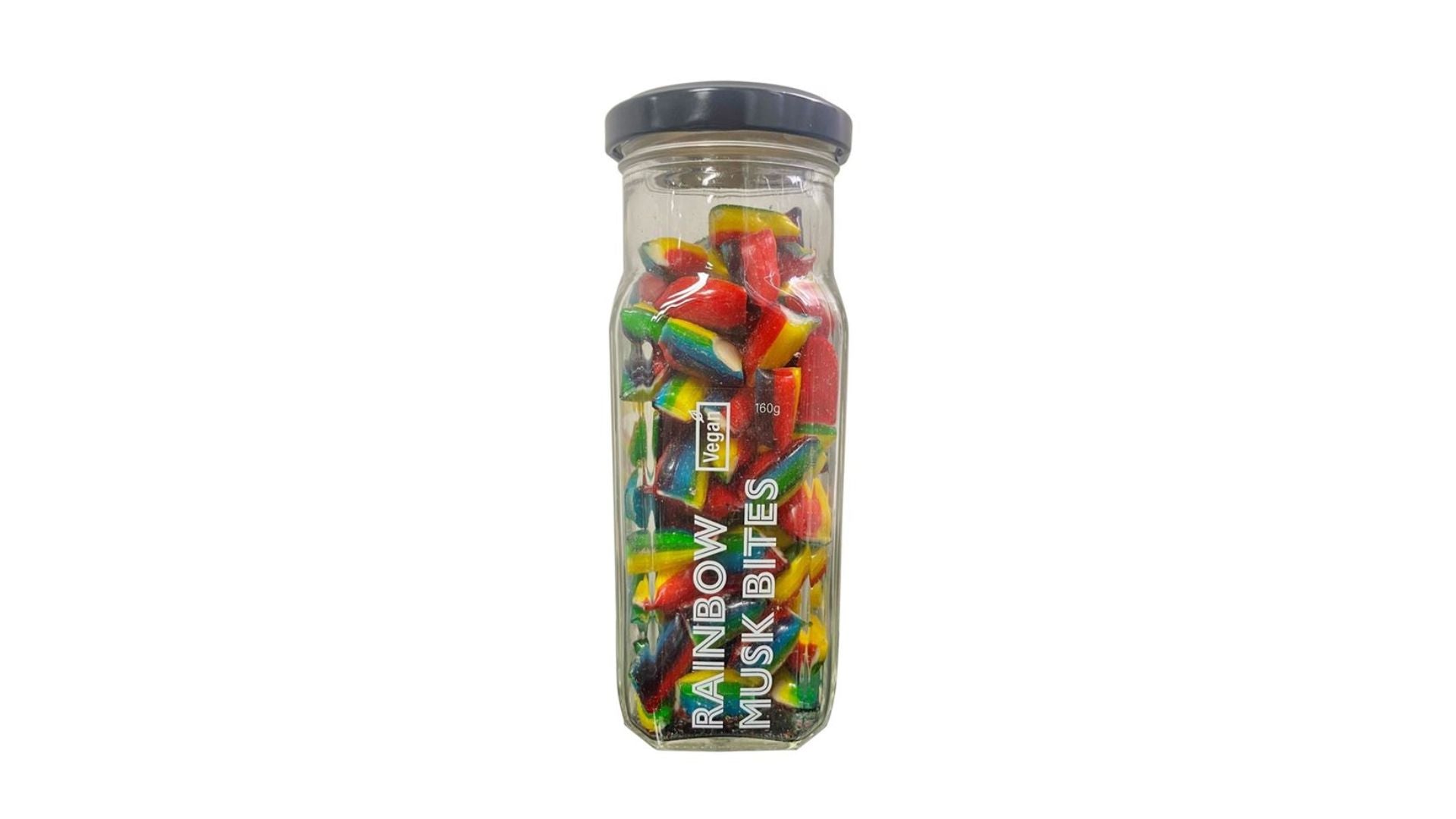 Rock Candy Rainbow Musk Bites Glass Jar 160g