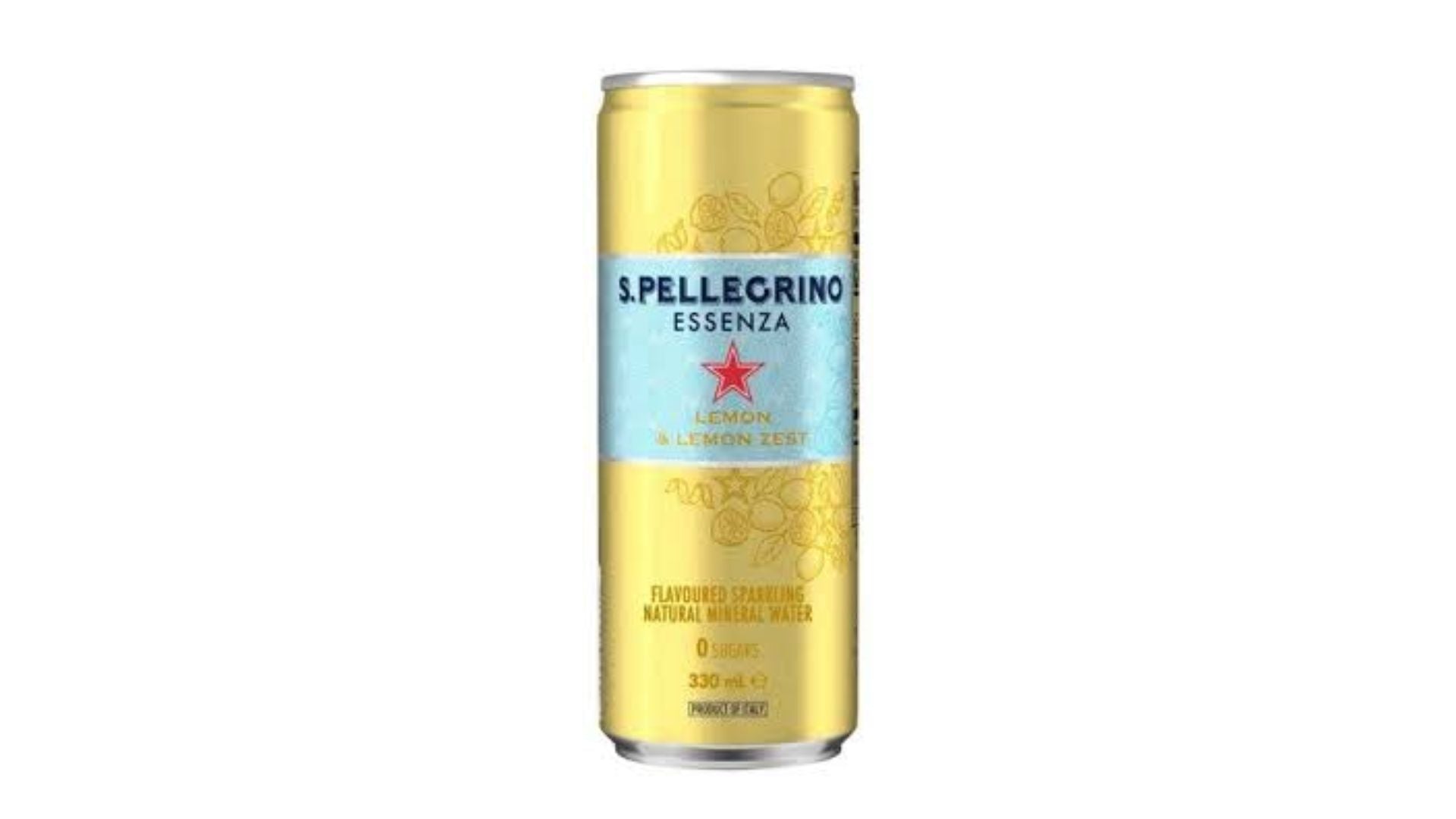 San Pellegrino Essenza Lemon & Lemon Zest 330ml