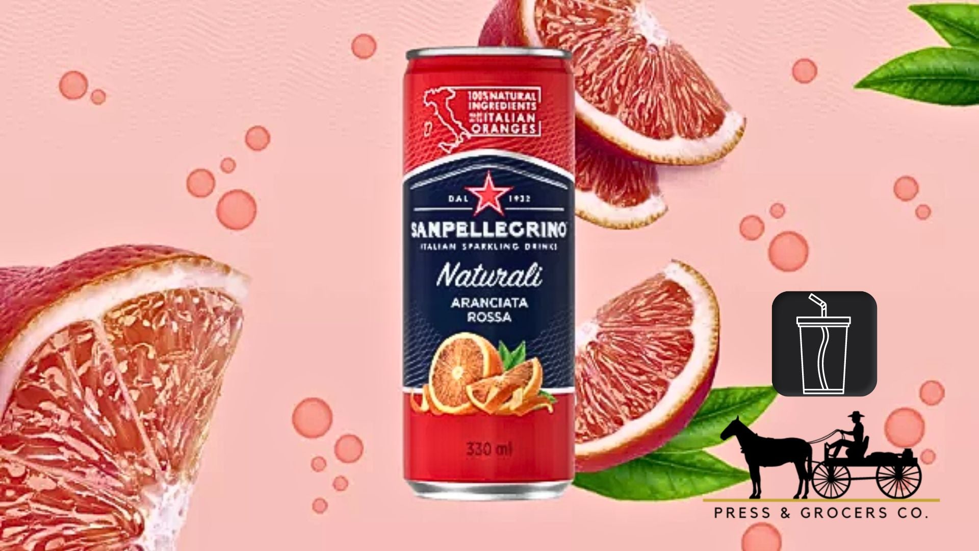 San Pellegrino Naturali Aranciata Rossa 330ml
