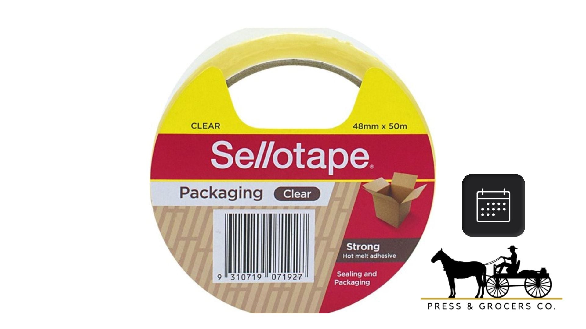 Sellotape Packaging Tape Clear 48mmx50m