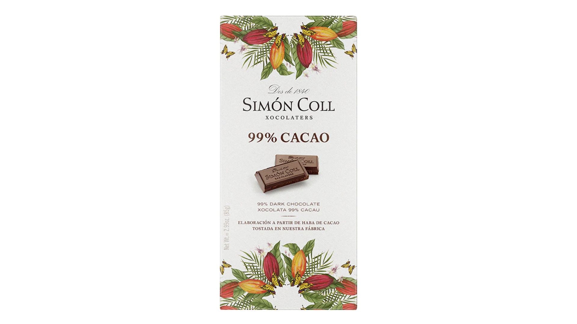 Simon Coll 99% Cacao Block 85g