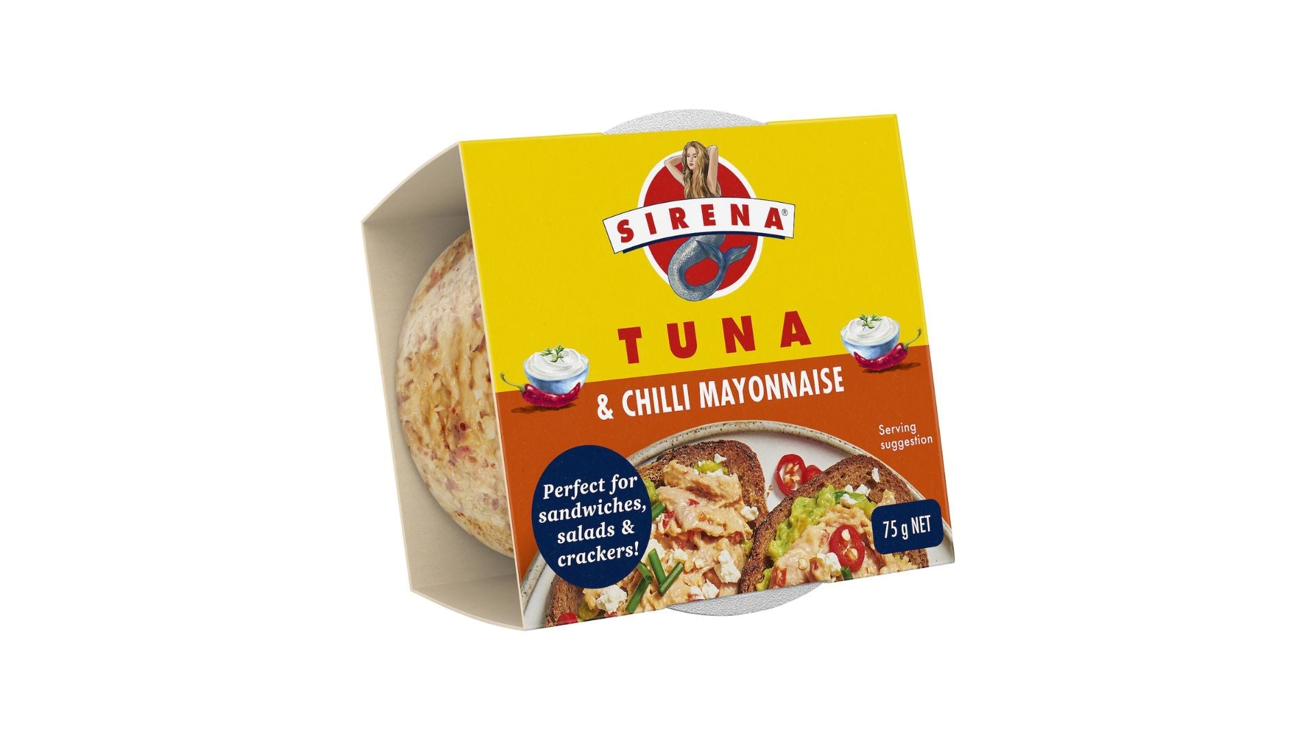 Sirena Snacking Tuna Chilli & Mayonnaise 75g