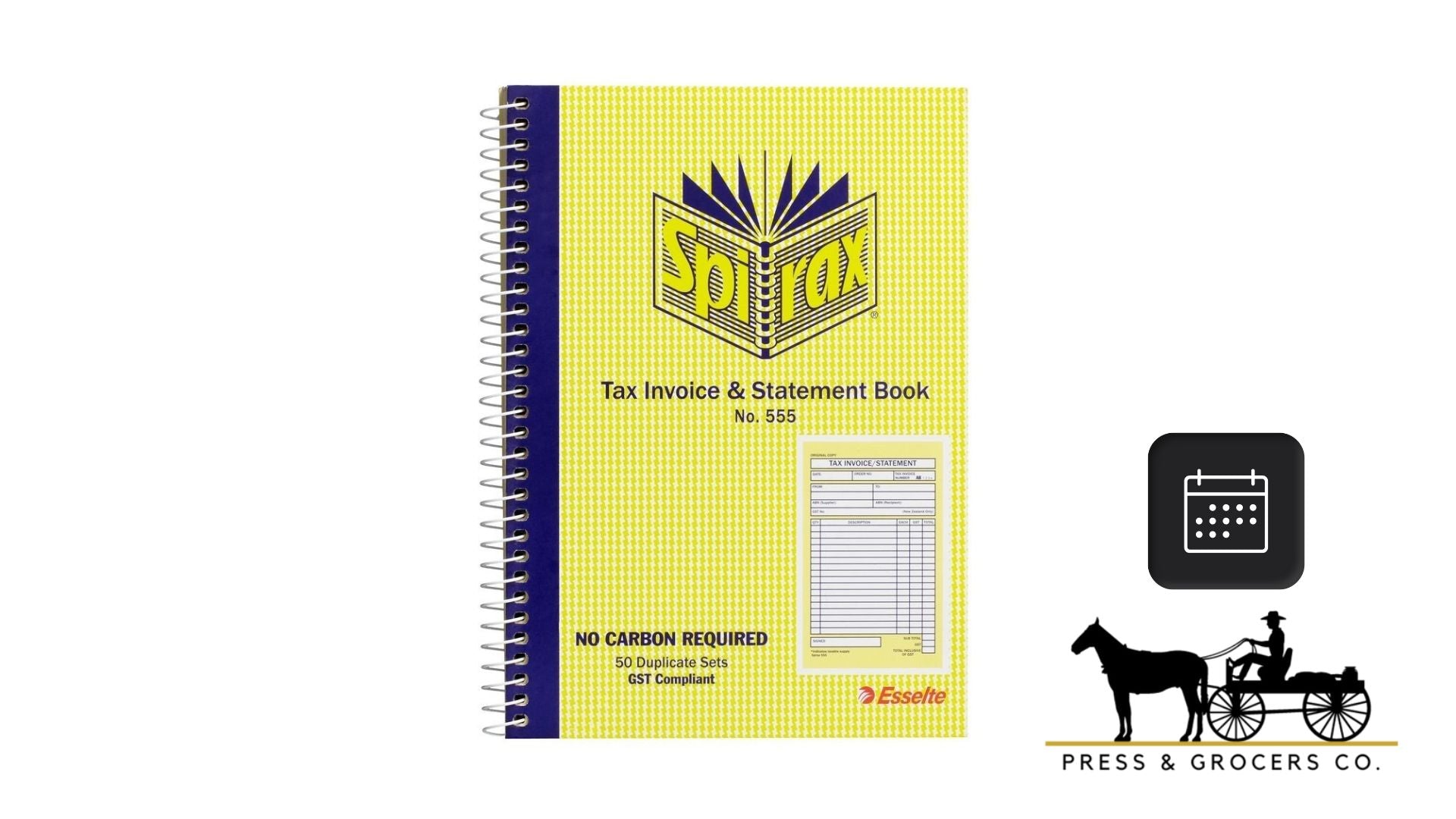Spirax Tax Invoice & Statement Book Ea