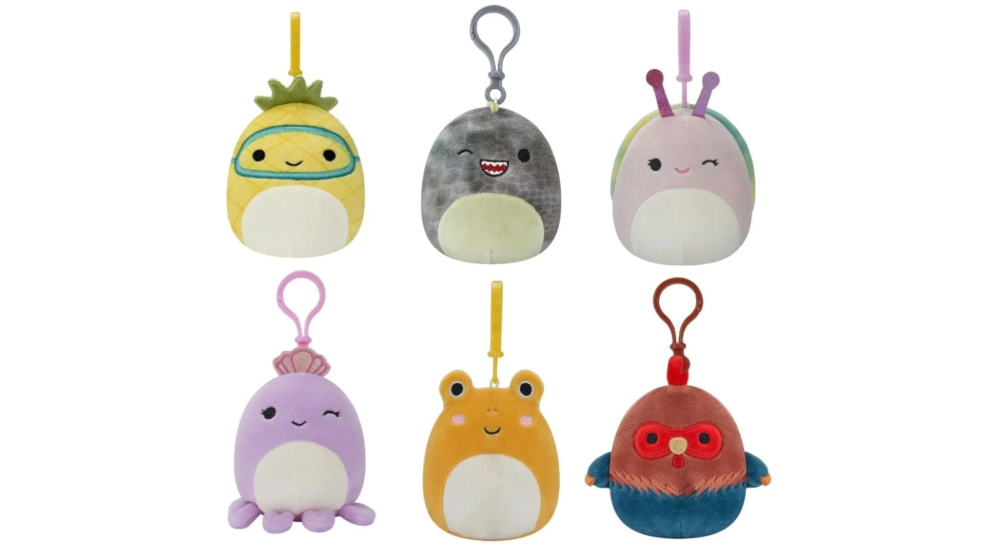 Squishmallows 3.5" Wave 15 Clip-on Plush Toy Assorted 1pc