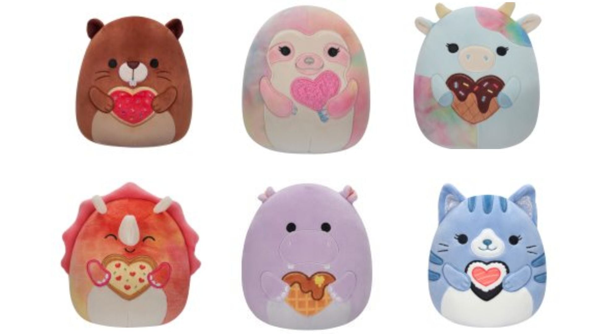 Squishmallows 7.5" Valentines Plush Toy Assortment 1pc