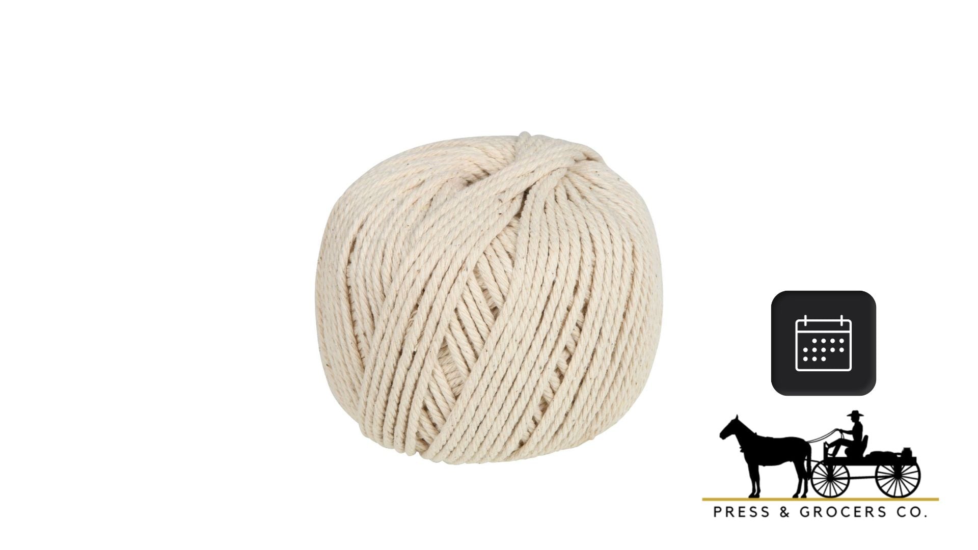 Stat Cotton Twine White 80m