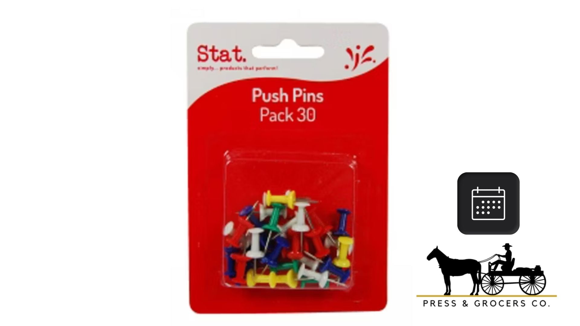 Stat Push Pins 30pk