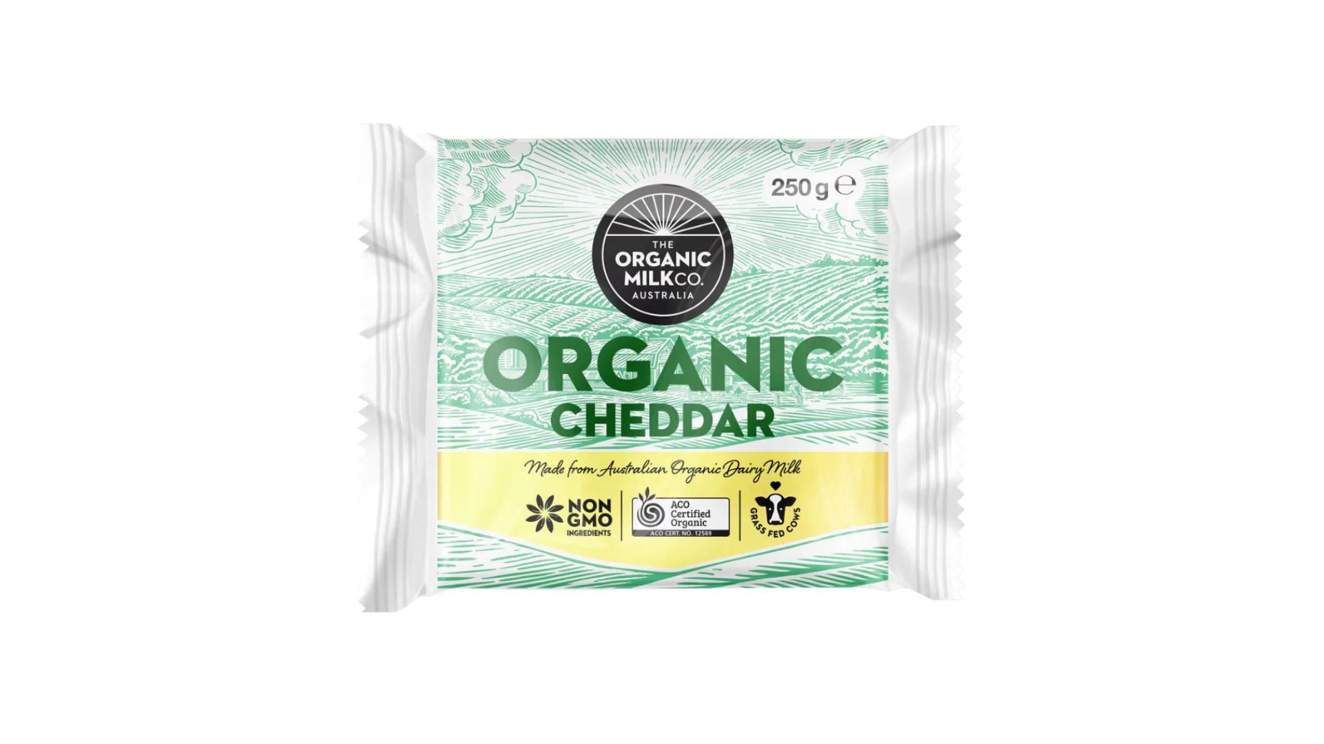 The Organic Milk Co Block Cheddar 250g