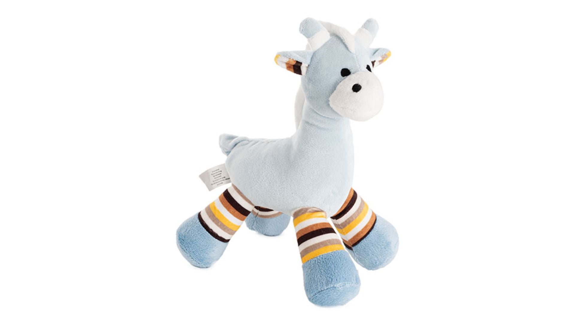 Thomas Giraffe Plush Toy Rattle Blue Multi (23cmH)