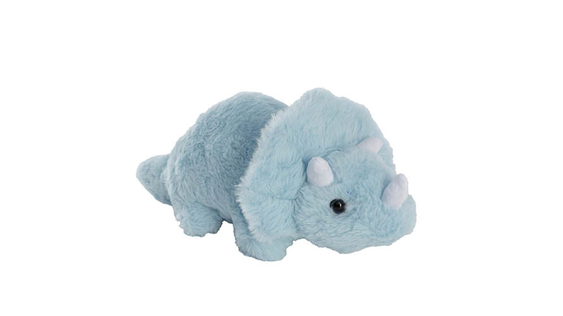 Triceratops Dinosaur Plush Toy Soft Blue (31x16cmHT)