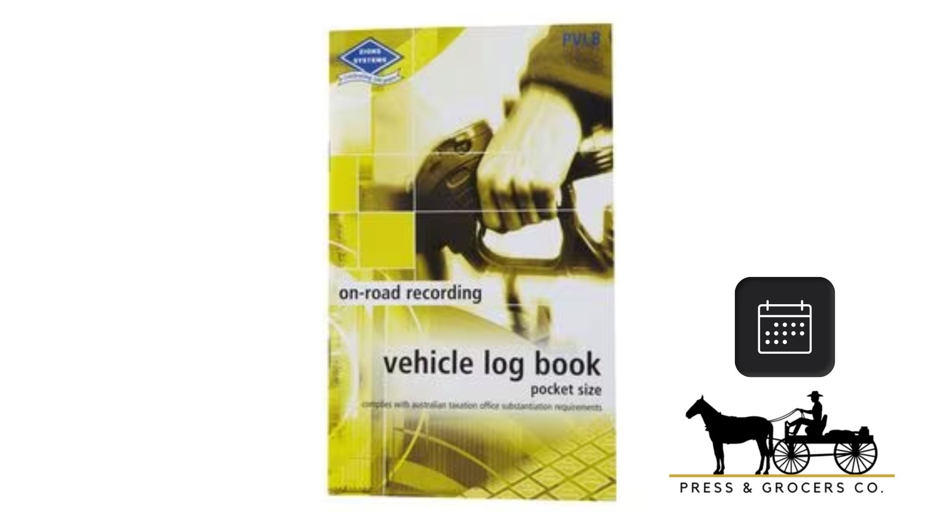 Vehicle Log Book Pocket Size Ea