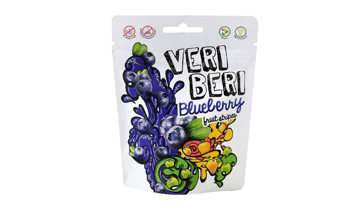 Variberry Veri Beri Blueberry Fruit Stripes 50g – Press & Grocers Co.