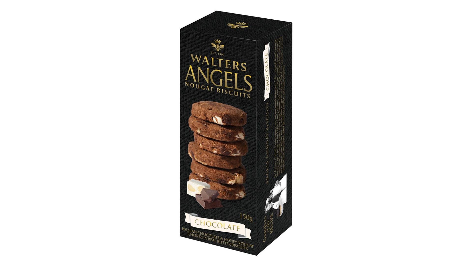 Walters Angels Nougat Biscuits Chocolate 150g