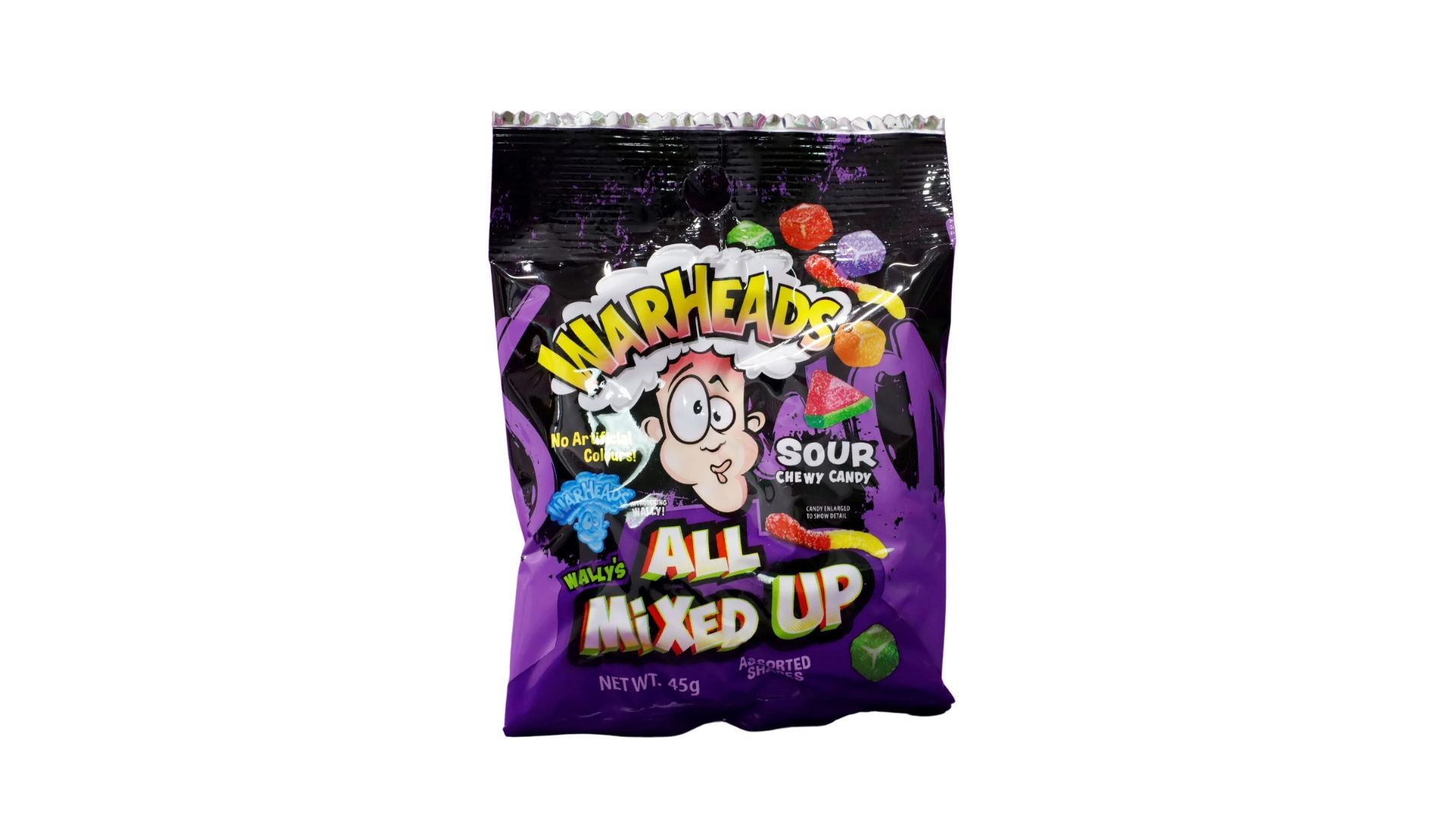 Warheads All Mixed Up Sour Chewy Candy 45g