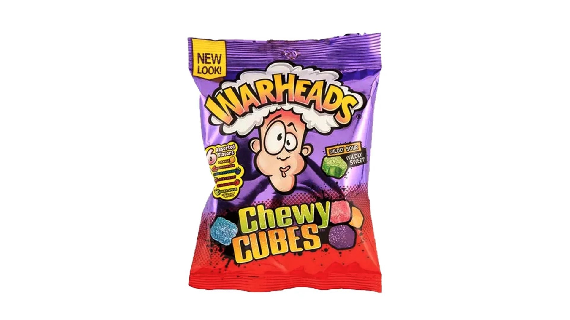 Warheads Cubes Sour Sweet Fruity 45g
