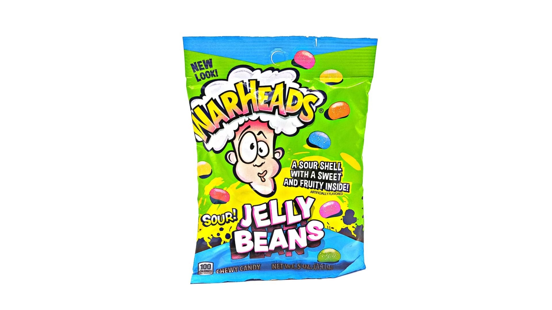 Warheads Jelly Beans Sour 45g
